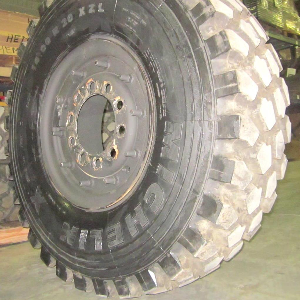 14.00R20 Michelin XZL Tire 75% or better Mounted on 10 Hole 10